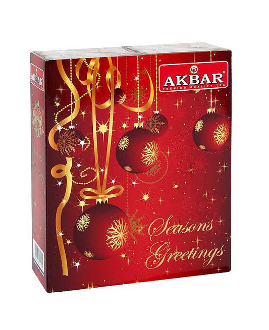 AKBAR Seasons Greetings Black & Green Tea 50 teabags