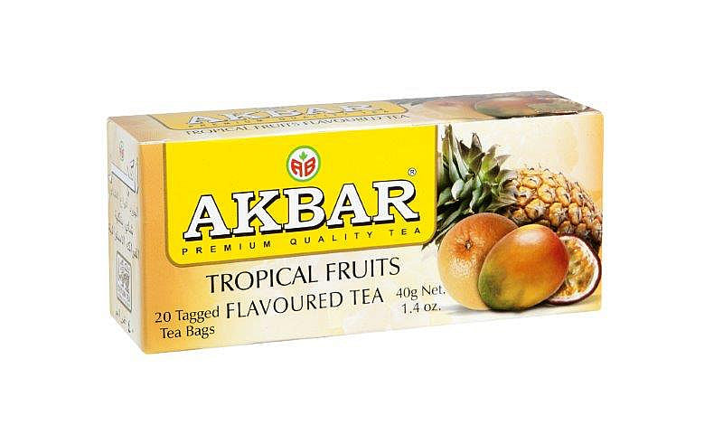 AKBAR Tropical Fruits Black Tea 20 teabags