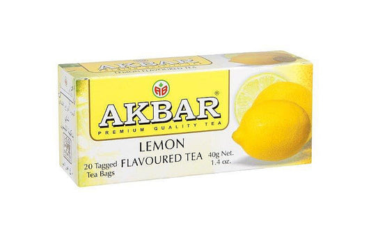 AKBAR Lemon Black Tea 20 teabags