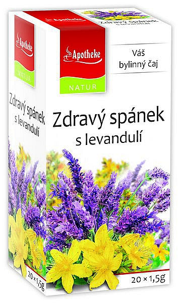 Apotheke Natur Healthy sleep with lavender Tea 20 teabags