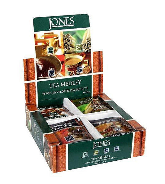 JONES Assorted Tea Medley Collection 6x10x1,5g