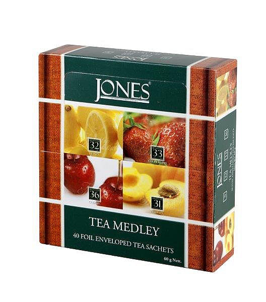 JONES Assorted Tea Medley Collection 4x10x1,5g