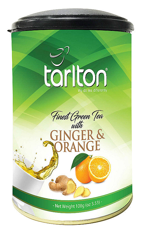 TARLTON Tea Infusions Ginger & Orange jar 100g