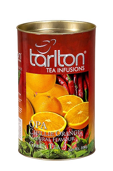 TARLTON Green Infusions OPA Chillie Orange jar 100g