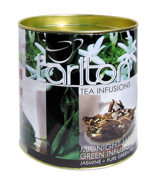 TARLTON Green Tea Infusions Midnight Jasmine jar 100g