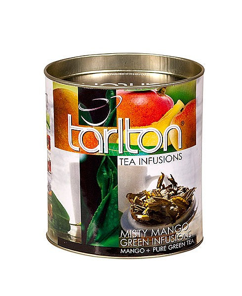 TARLTON Green Tea Infusions Misty Mango jar 100g