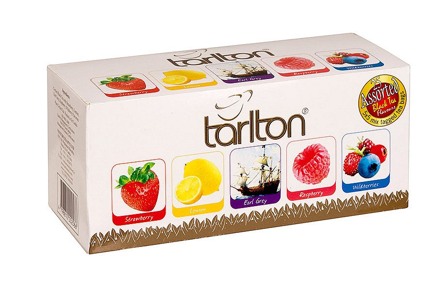 TARLTON Black Tea Assorted 25 teabags 5x5x2g