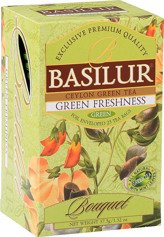 BASILUR Bouquet Green Freshness 25x1,5g