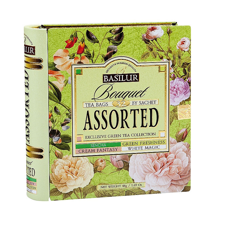 BASILUR Bouquet Book Assorted Tin 32x1.5g