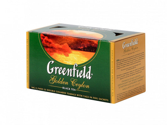 Greenfield Black Tea Golden Ceylon 25x2g