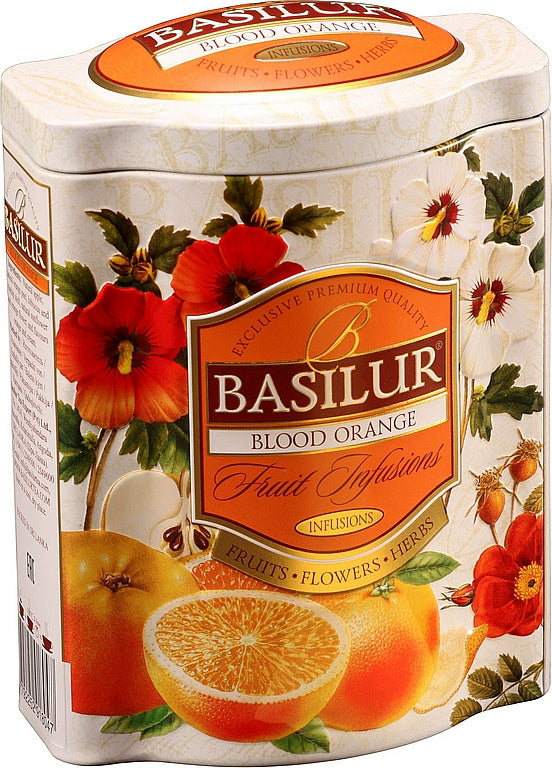 BASILUR Fruit Infusions Blood Orange tin 100g