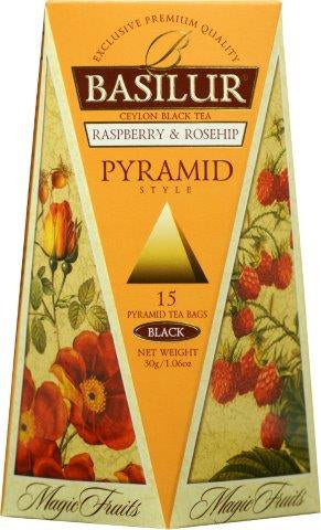 BASILUR Magic Raspberry & Rosehip Pyramid 15x2g