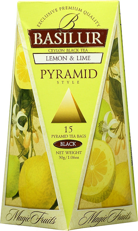 BASILUR Magic Lemon & Lime Pyramid 15x2g