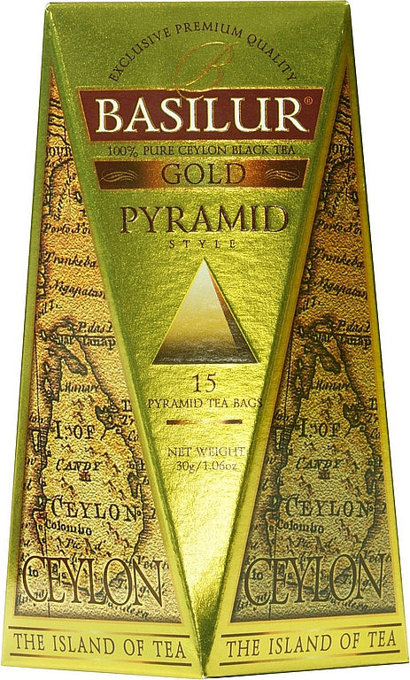 BASILUR Four Seasons Gold Tea Pyramid 15x2g