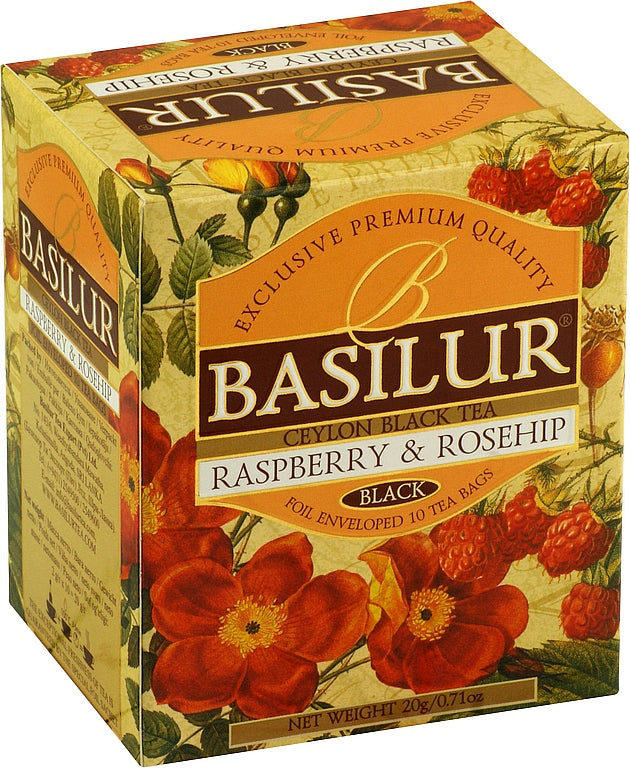 BASILUR Magic Raspberry & Rosehip 10x2g