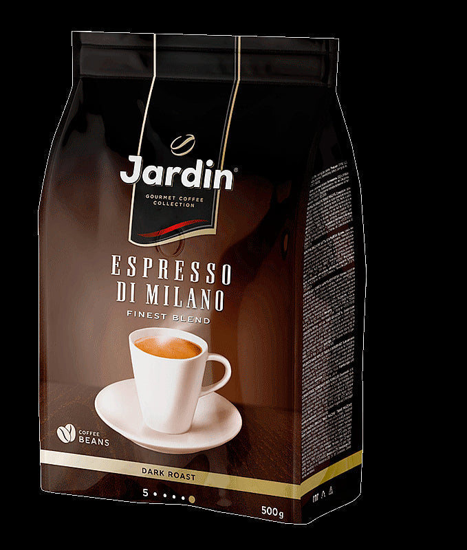 JARDIN Arabica Espresso Di Milano roasted coffee beans 500g