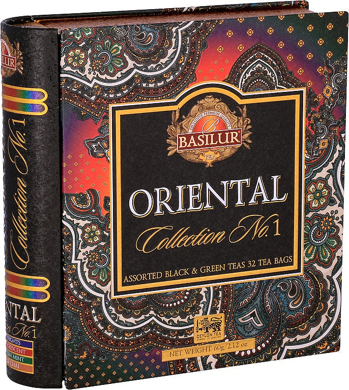 BASILUR Oriental Collection Book Assorted Tin 32 teabags