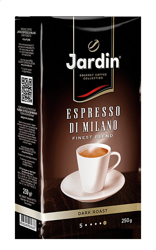 JARDIN Finest Blend Espresso di Milano roasted ground coffee 250g