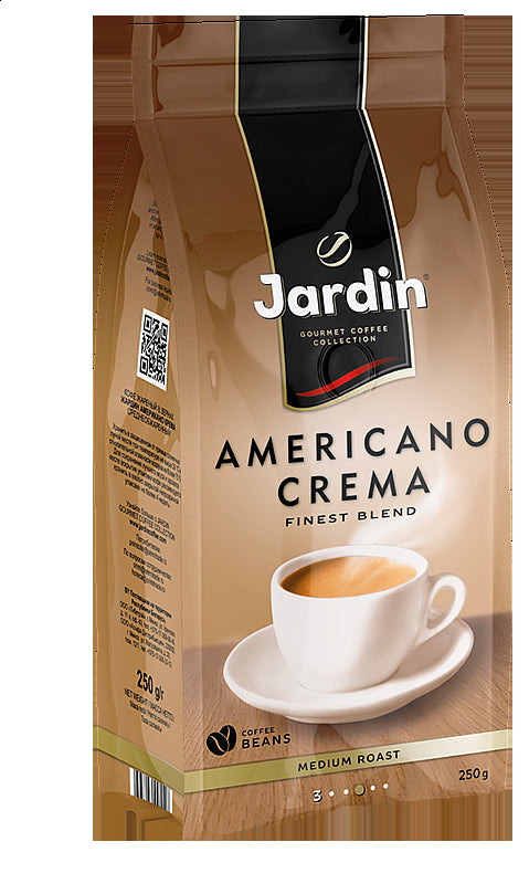 JARDIN Arabica Americano Crema roasted coffee beans 250g