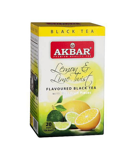 AKBAR Lemon & Lime Twist Tea 20 teabags