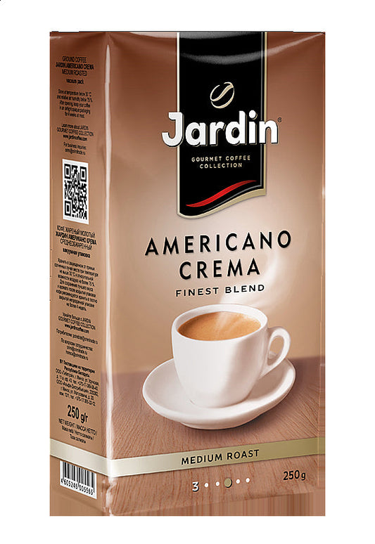 JARDIN Arabica Americano Crema roasted ground coffee 250g