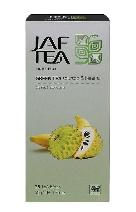 JAFTEA Green Tea Soursop & Banana 25x2g