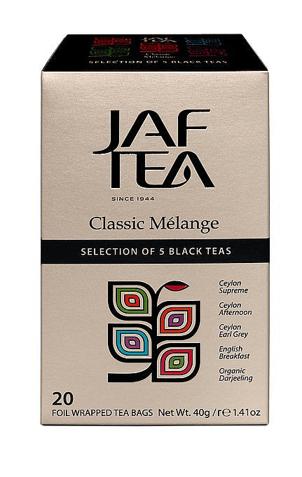 JAFTEA Black Tea Classic Melange Collection 5x4x2g