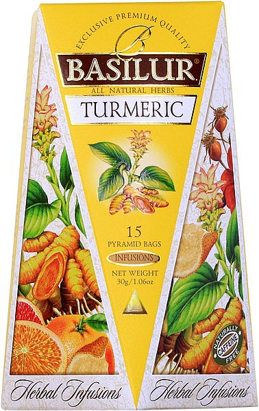 BASILUR Herbal Infusions Turmeric Pyramid 15x2g