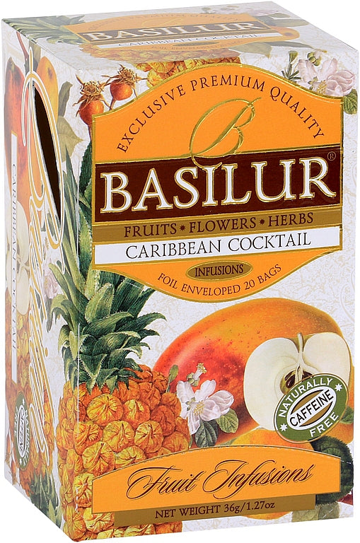 BASILUR Fruit Infusions Caribbean Cocktail 15x2g