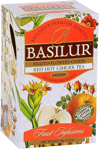 BASILUR Fruit Infusions Red Hot Ginger 20x1,8g