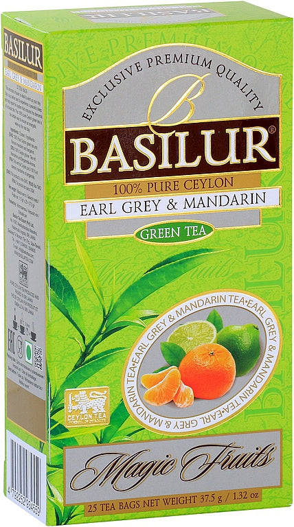 BASILUR Magic Fruits Earl Gray & Mandarin 25x1.5g