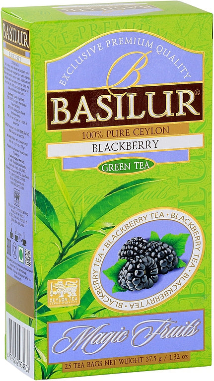 BASILUR Magic Fruits Green Tea Blackberry 25x1.5g