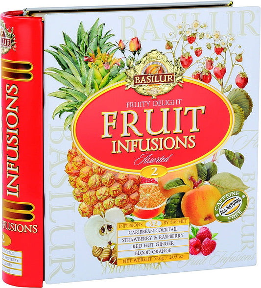 BASILUR Fruit Infusions Book Fruity Delight tin 32x1,8g