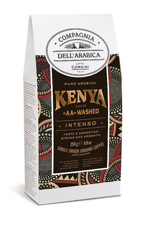 CORSINI Kenya "AA" Washed roasted ground coffee 250g