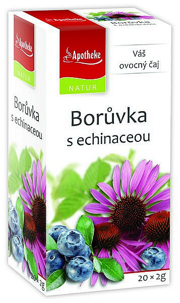 Apotheke Natur Blueberry with Echinacea Herbal Tea 20 teabags