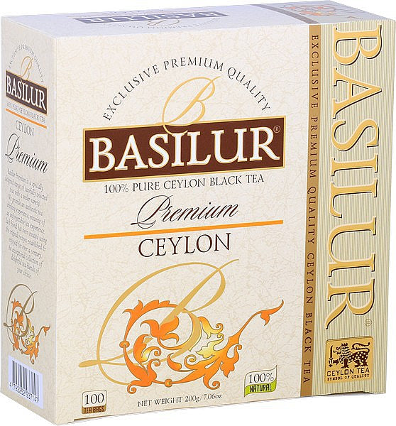 BASILUR Premium Ceylon English Breakfast 100x2g