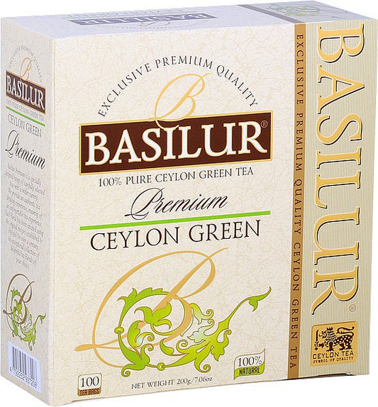 BASILUR Premium Ceylon Green 100x2g