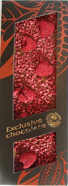 North star Milk chocolate with raspberries 120g