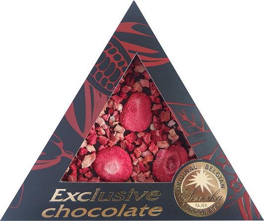 North star Milk chocolate with raspberries and sprinkles 50g