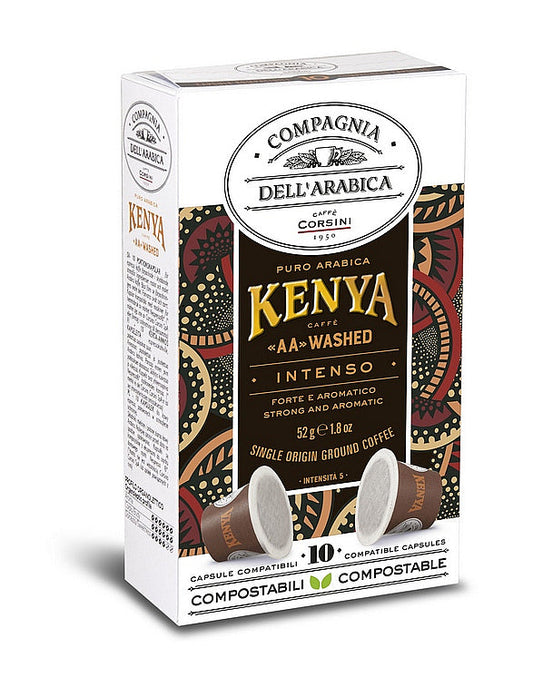 CORSINI 10 capsules Nespresso compatible Kenya