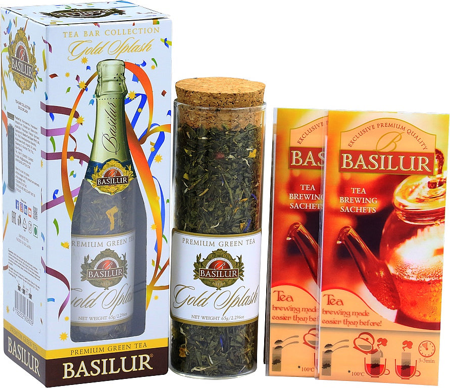 BASILUR Tea Bar Gold Splash 65g