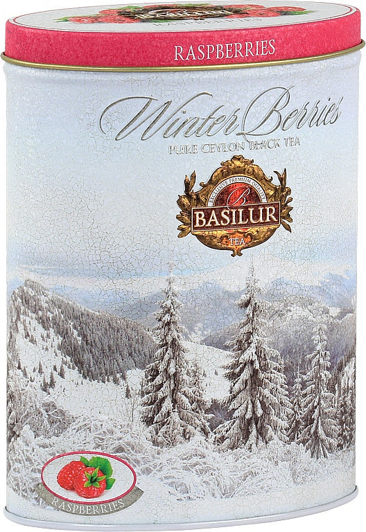 BASILUR Winter Berries Raspberries tin 100g