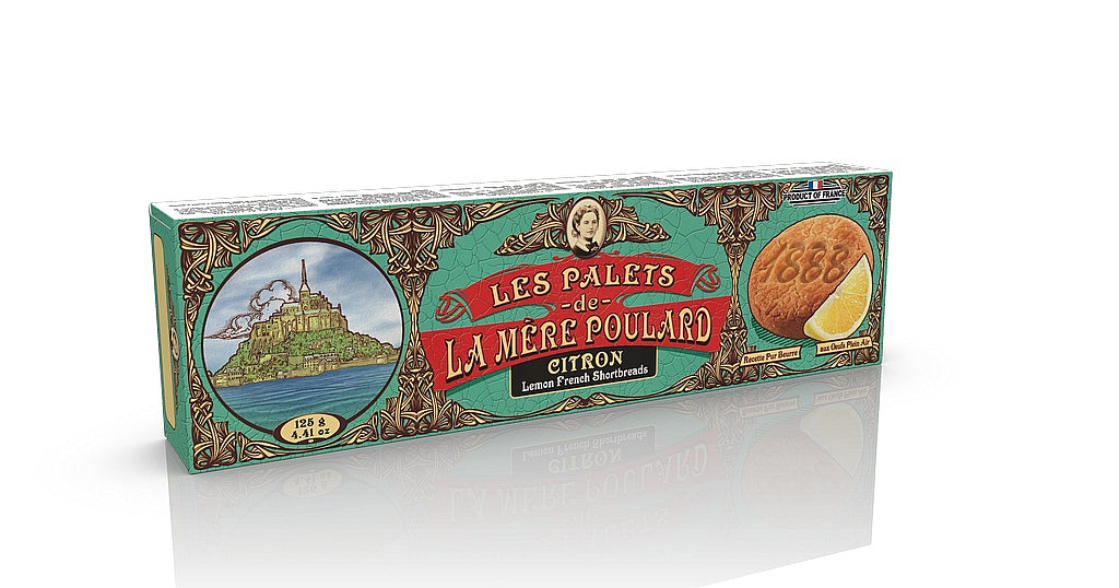 La Mère Poulard Lemon French shortbreads 125g