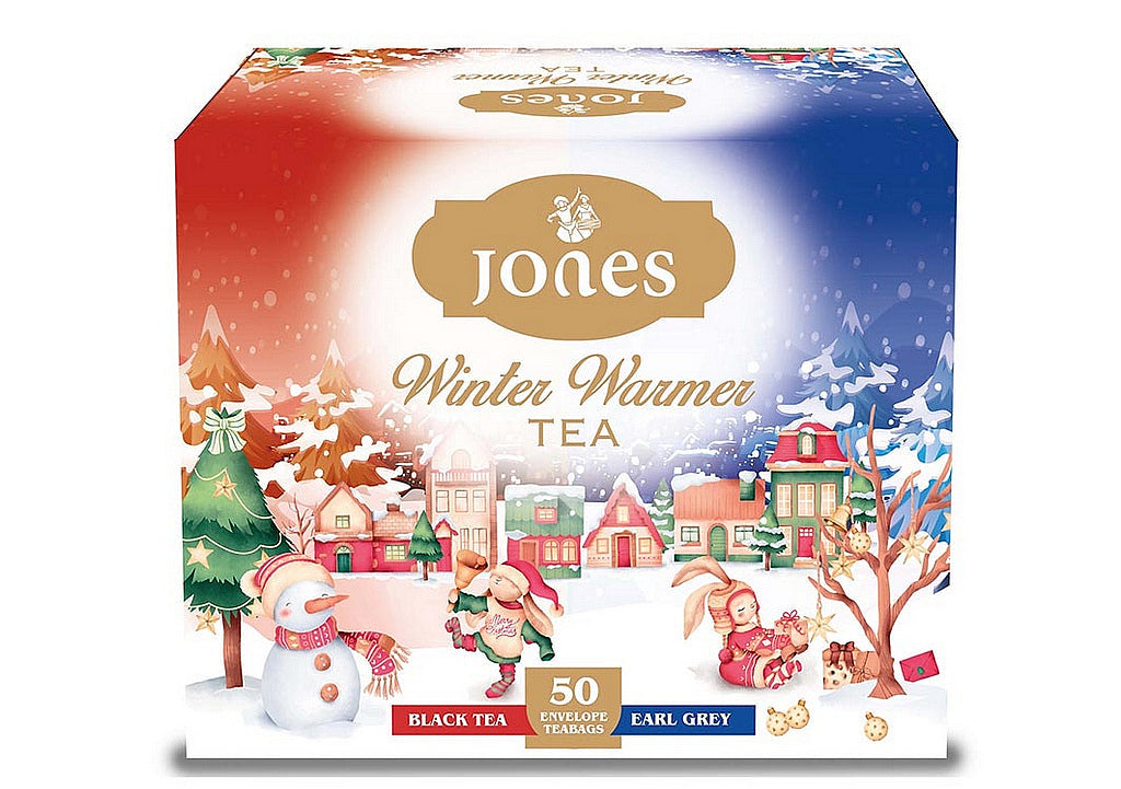 JONES Gift box Black & Earl Grey 50x2g