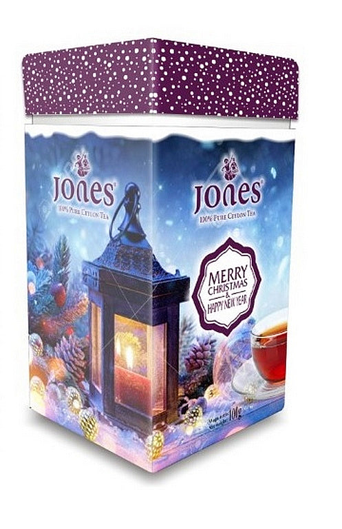 JONES Purple Christmas Tea Pack 100g