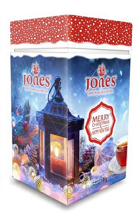 JONES Red Christmas Tea Pack 100g