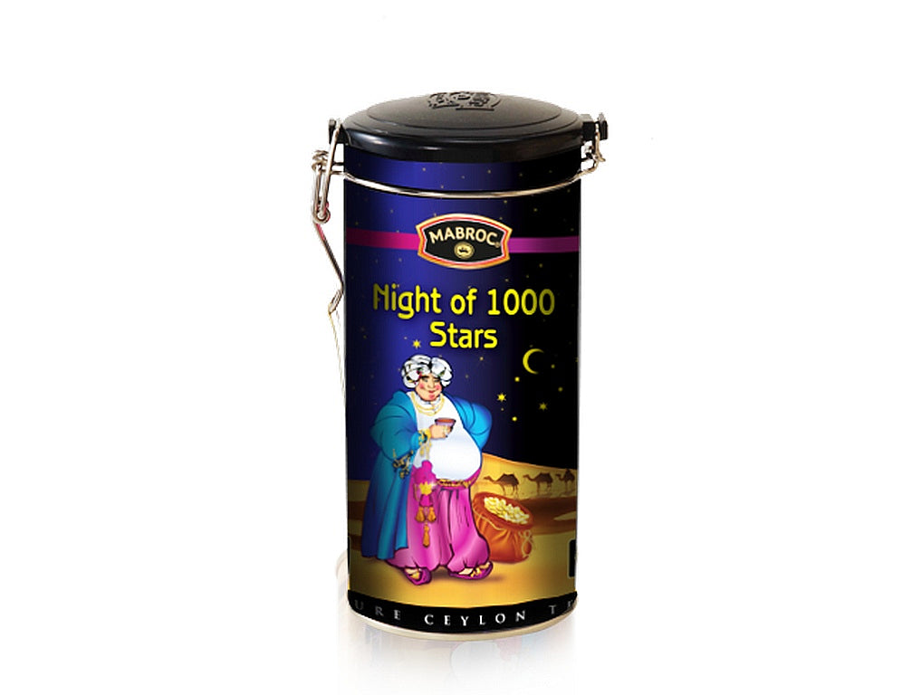 MABROC Black & Green Tea Night Of 1000 Stars tin 200g