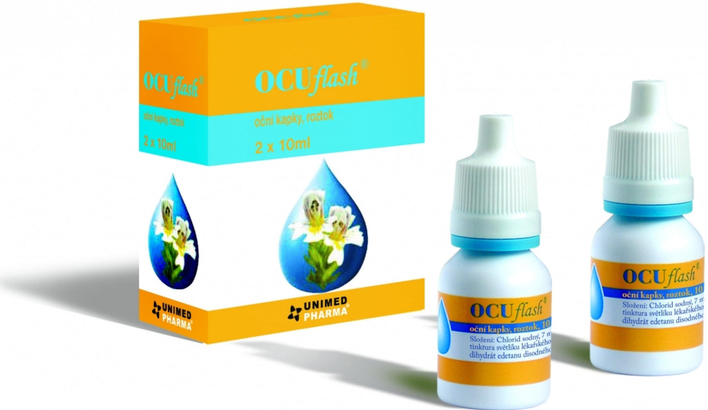 OCUflash eye drops 2 bottles x 10ml