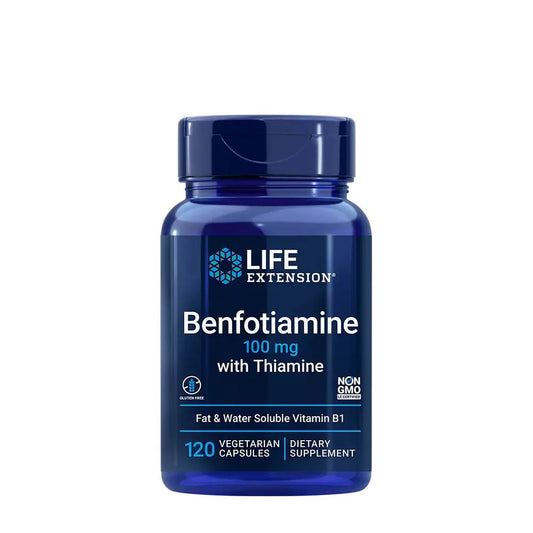 LIFE EXTENSION BENFOTIAMINE WITH THIAMINE (120 CAPSULES)