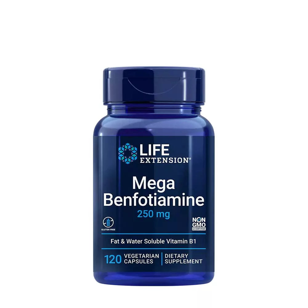 LIFE EXTENSION MEGA BENFOTIAMINE 250 MG (120 VEGETARIAN CAPSULES)